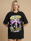 T-SHIRT PLÍNIO THE BOSS - PRETA